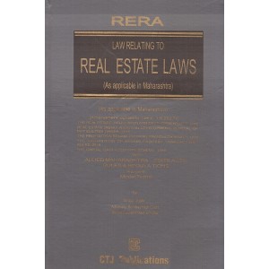 CTJ Publication's Law Relating to Real Estate Laws [HB] by Adv. Vinod Joshi | RERA